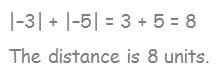 Riko wants to find the distance between the points (−2, −3) and (2, −5). His work-example-1