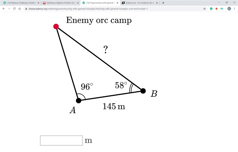 An army of orcs has marched upon King Amit's stronghold, setting up camp a safe distance-example-1