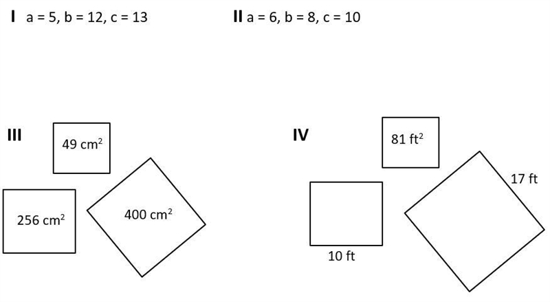 Which of the following sets satisfy the formula for the Pythagorean Theorem?-example-1