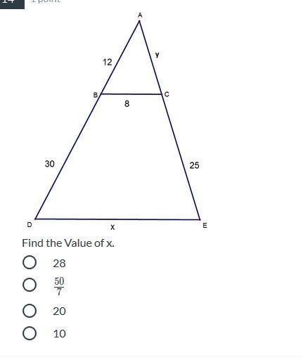 Find the value of X: 28 507 20 10-example-1