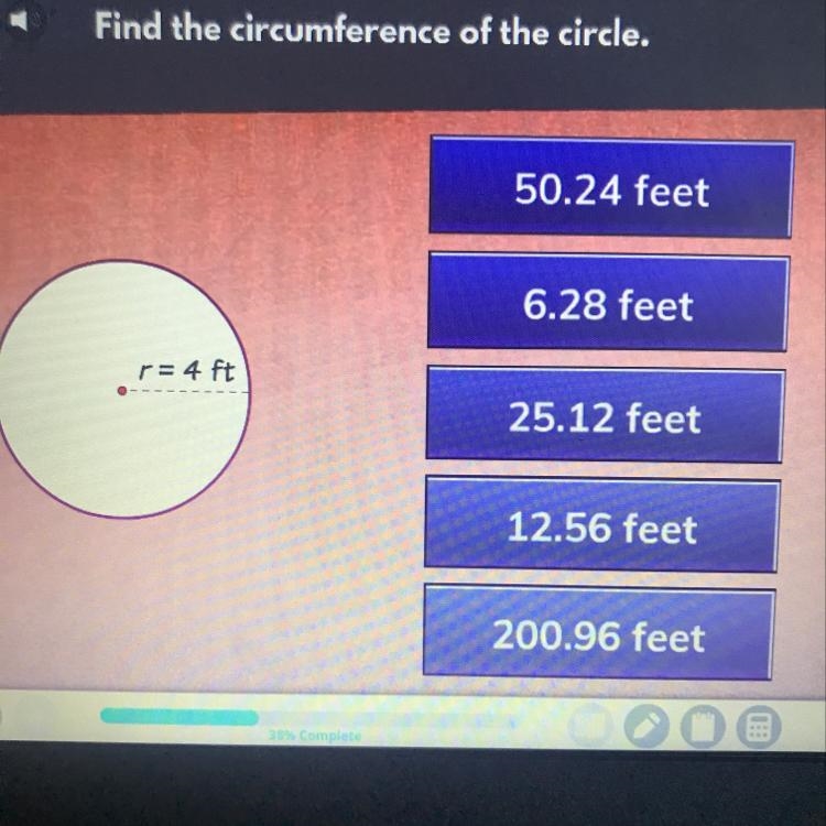 Find the circumference of the circle-example-1