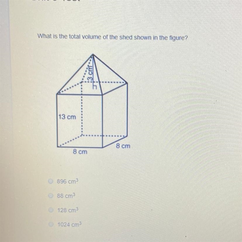 What is the total volume of the shed shown in the figure?-example-1