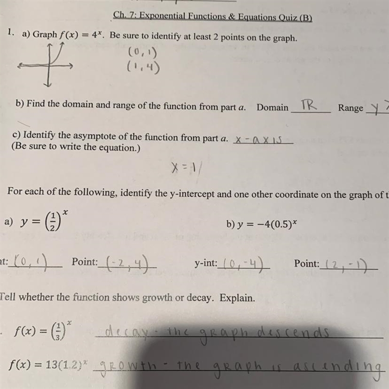 Can someone help me with 1c? I don’t understand how to find an equation for an asymptote-example-1