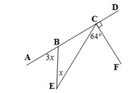 Find the value of x in each case.-example-1