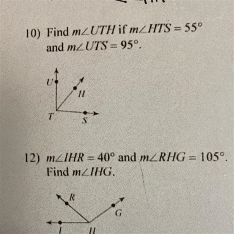 I mainly need help with #10, thank you!-example-1