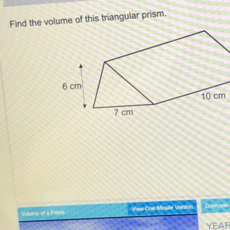 Find the volume of the triangular prism-example-1