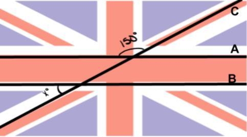 Please Show Work. Line A and B are parallel lines transverse by line C. What is the-example-1