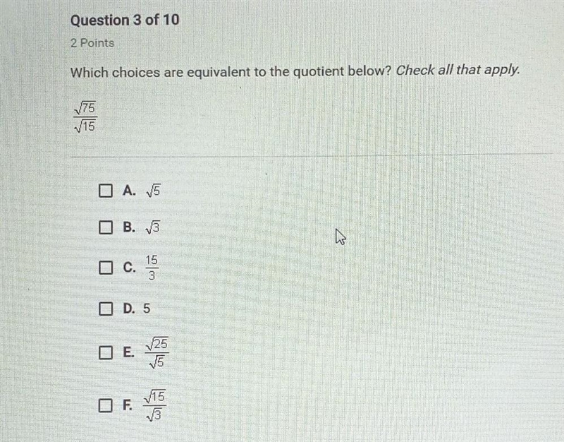 Which choices are equivalent to the quotient below?​-example-1