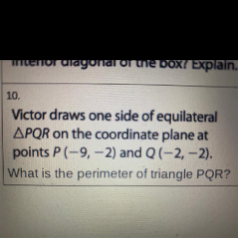 What is the perimeter of triangle PQR?-example-1