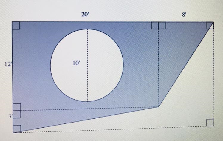 Shakira is planning to put a lawn in her backyard by installing sod (rolls of grass-example-1