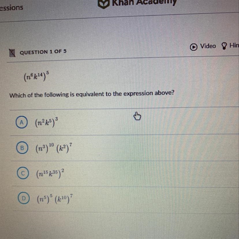 What is the equivalent of (n^6k^14)^3-example-1