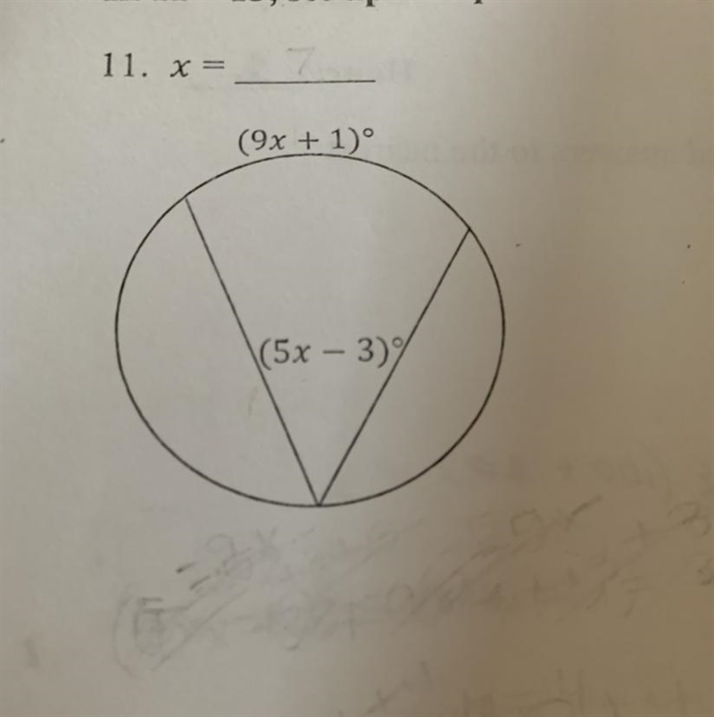 Find the variable x.-example-1