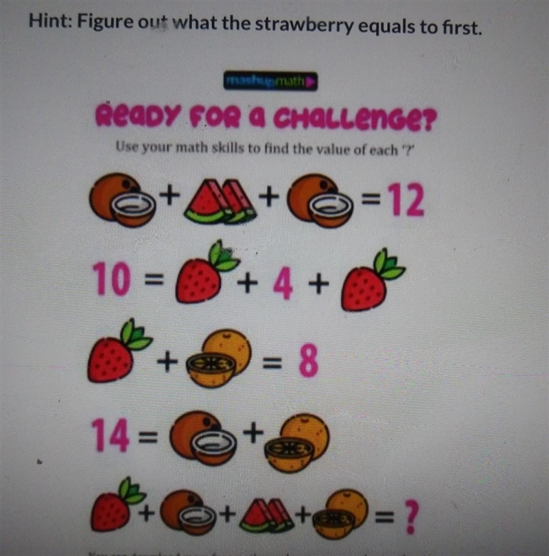 I can't seem to understand this fruit question.​-example-1