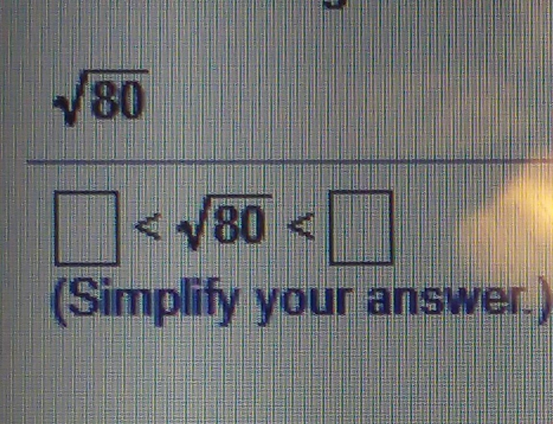 100 POINTS Determine between which two consecutive integers the square root lies. See-example-1