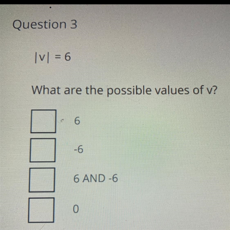 What are the possible values of 6-example-1