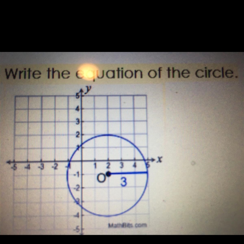 Write the equation of the circle.-example-1