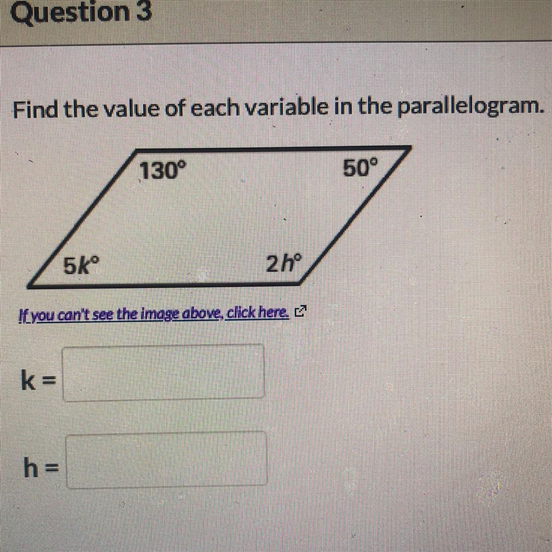 Please help me find the value of each variable in the parallelogram-example-1