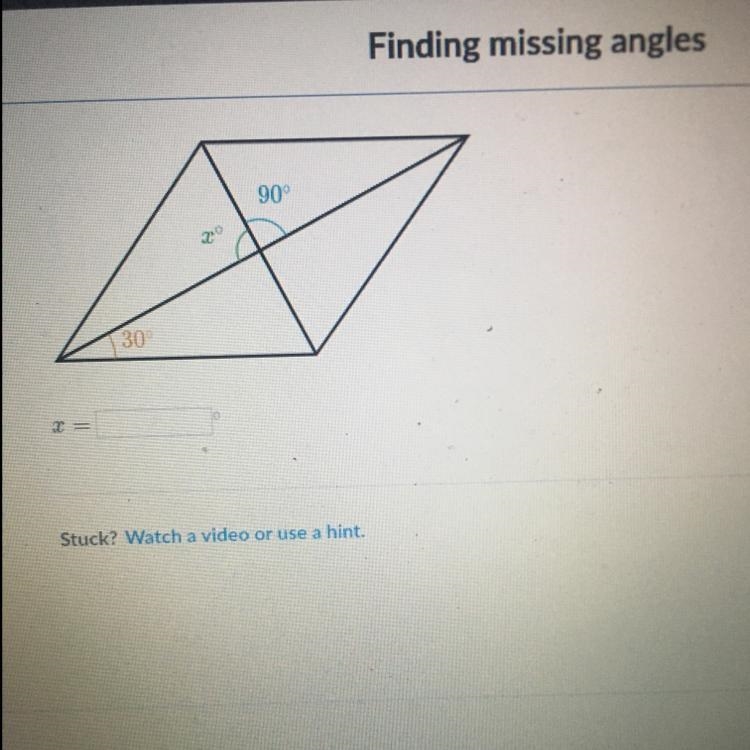 Finding missing angles-example-1