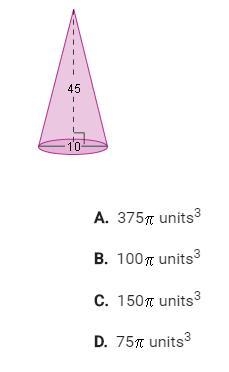 What is the volume of the right cone below?-example-1