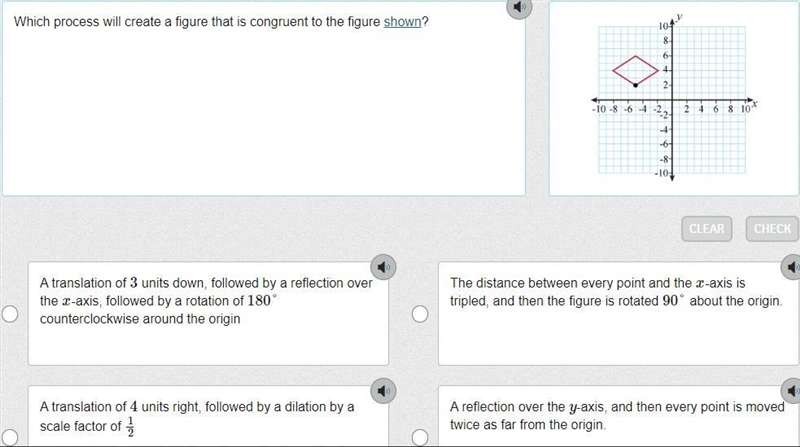 Which process will create a figure that is congruent to the figure shown?-example-1