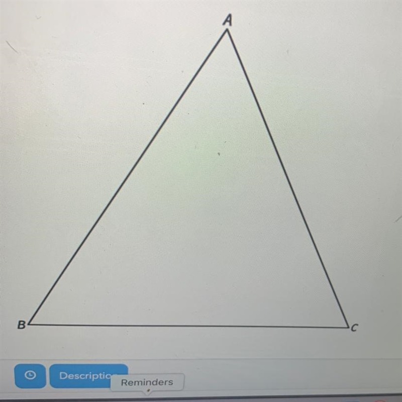 ABC is an equilateral triangle. Find the angle of rotation that maps A to C. (A.) 360 (B-example-1