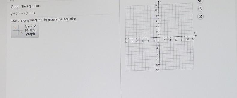 How do I graph the equation? y-5= -4(x -1) (Also in the photo)​-example-1