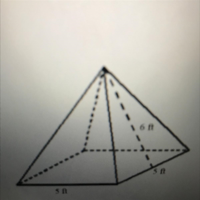 What is the area of the base? *-example-1