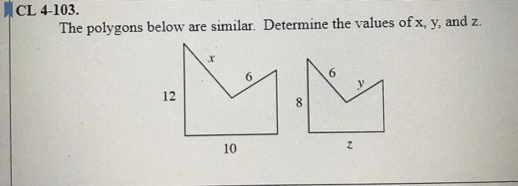 I need help with congruence and similarity problem. ( picture below)-example-1