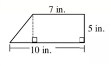 Using the diagram below, which value is our height? A: 7 B: 5 C: 10 D: 3-example-1