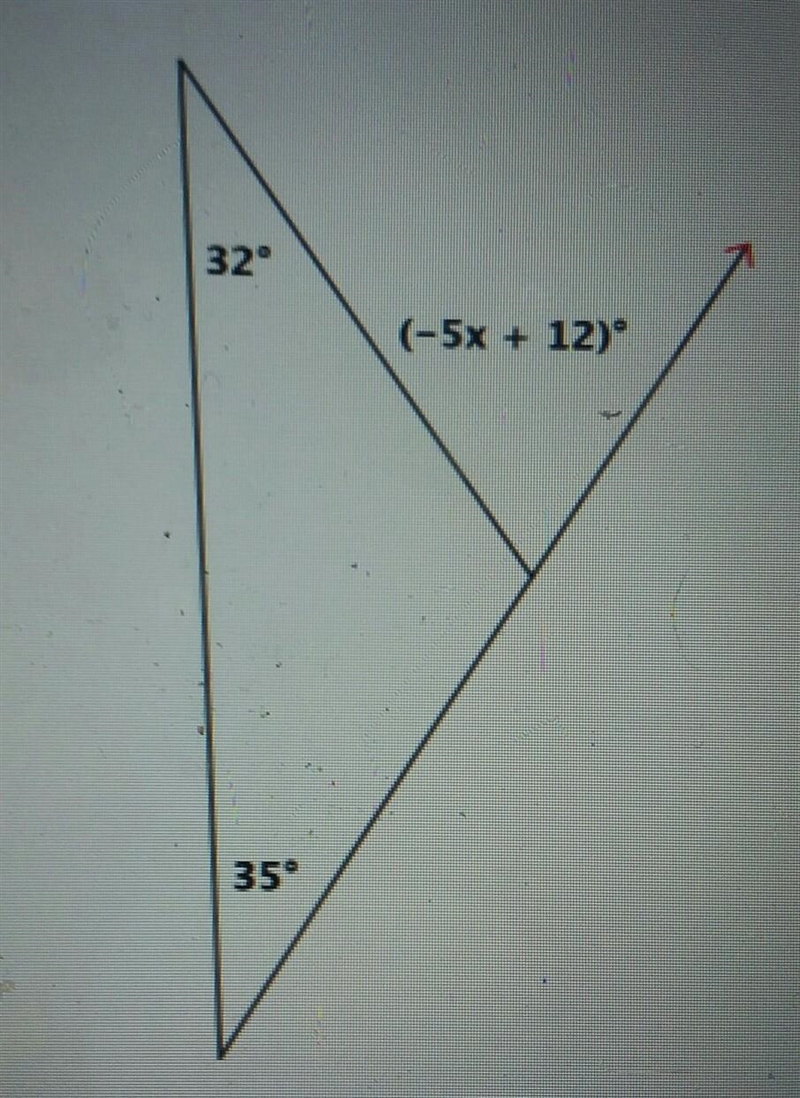 What is the value of x? Your answer may be exact or founded to the nearest tenth​-example-1