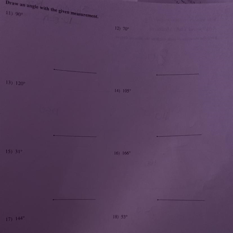 Draw an angle for each measurement-example-1