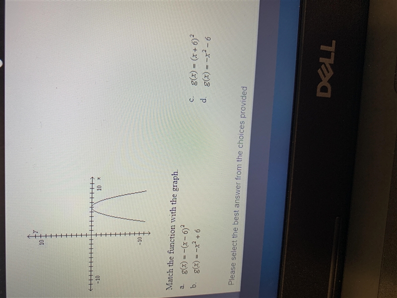 Match the function with the graph-example-1