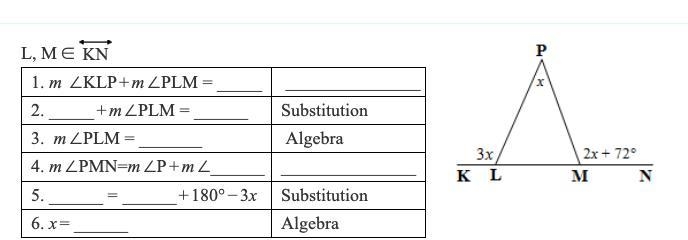 Find the value of x in each case. Give reasons to justify your solutions!-example-1