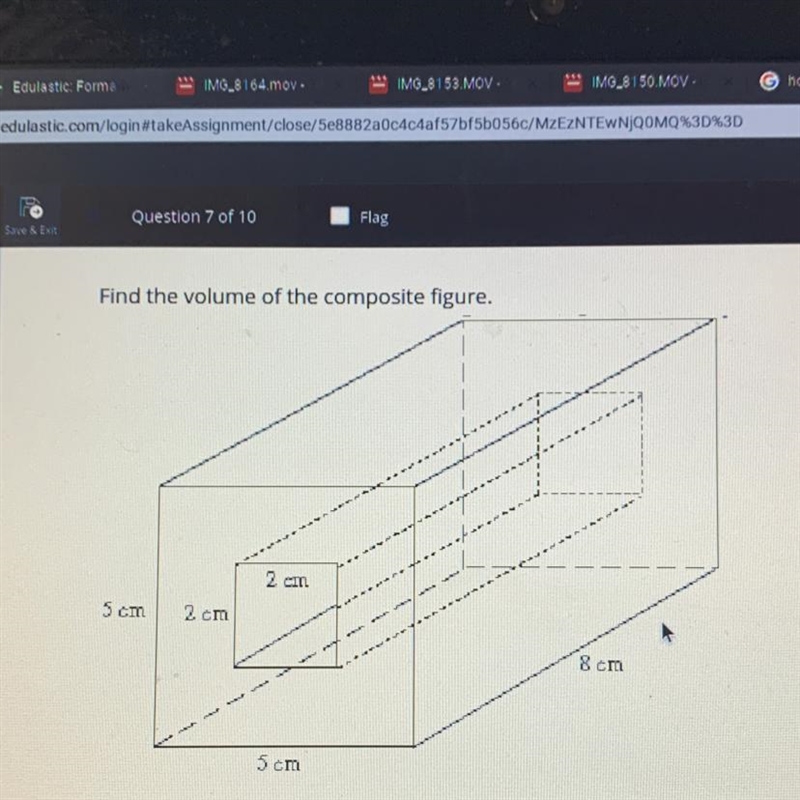 Find the volume of the composite figure.-example-1