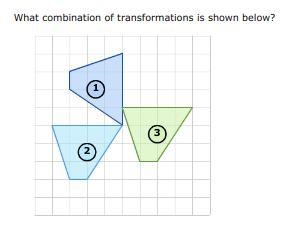 What combination of transformations is shown below?-example-1