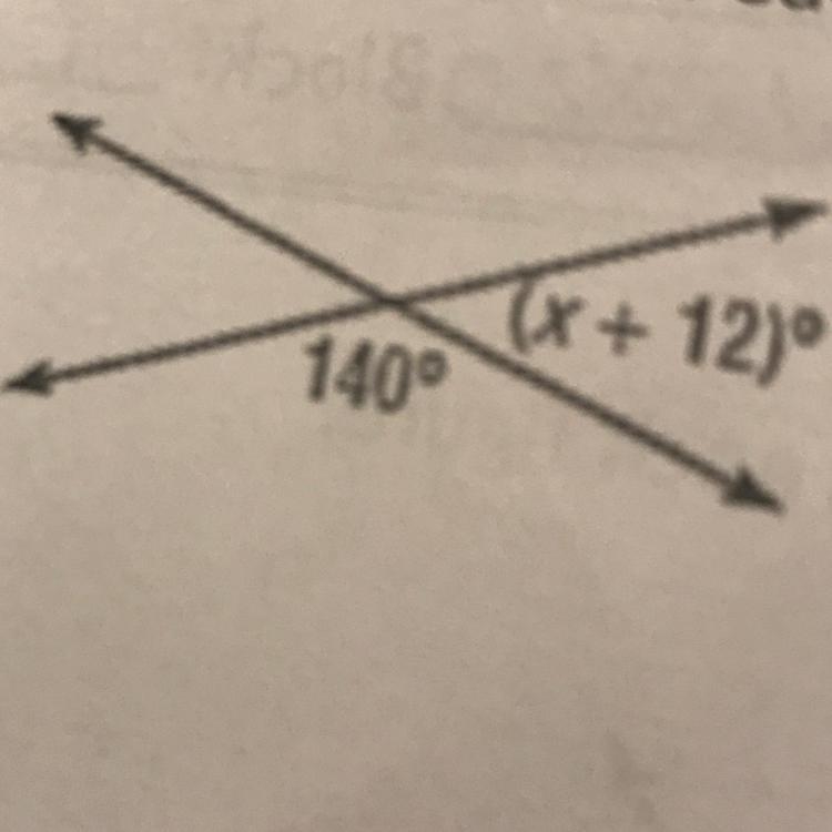 DU Find the value of x in each figure. 12. 14004+ 1210-example-1