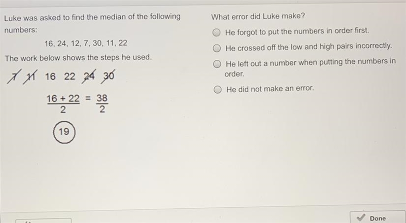 What error did Luke make?-example-1