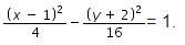 A hyperbola is represented using the equation [uploaded]. What are the slopes of the-example-1