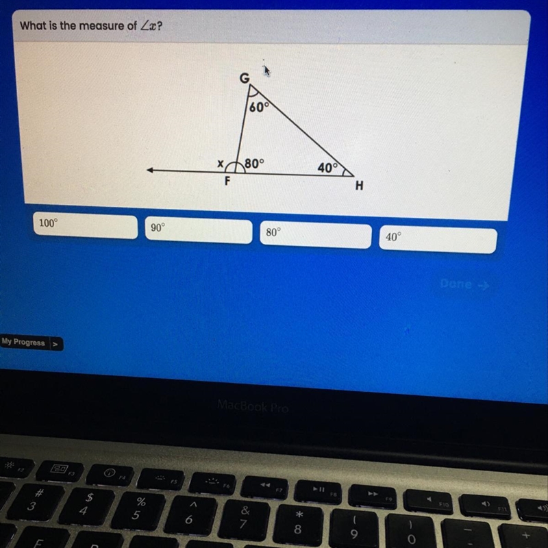 What is the measure of-example-1