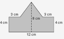 : Find the area of the figure shown below and choose the appropriate result. ​ A 60 cm-example-1