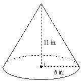 What is the volume of the cone to the nearest whole unit-example-1