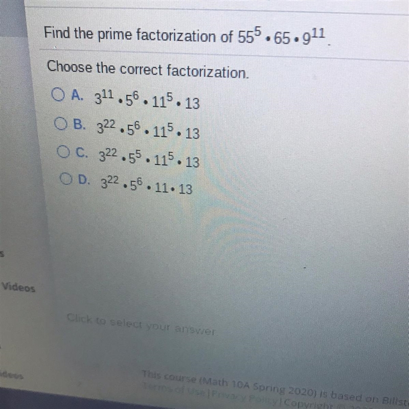 Find the prime factorization help here ..-example-1