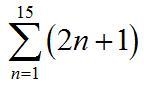 Find the sum of the series-example-1