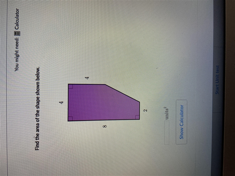 Find the area of the shape below Please help ASAP-example-1