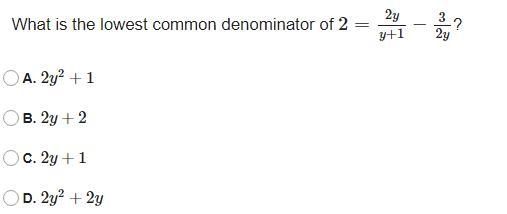 What is the lowest common denominator of ...-example-1