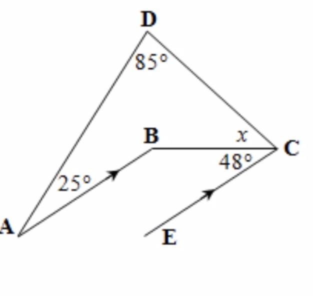 Find the value of x. Thank YOU.-example-1