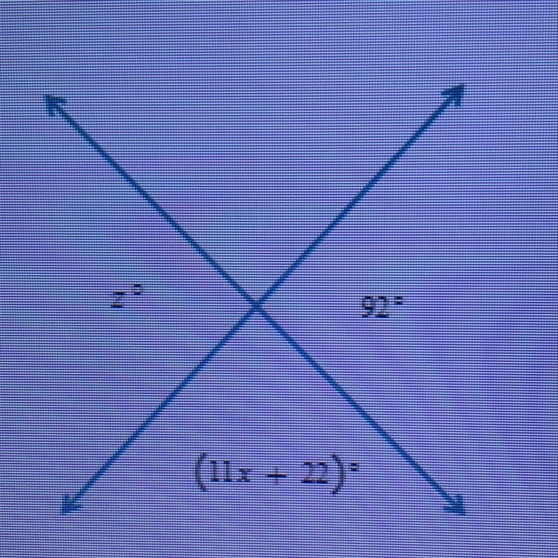 Given the figure below, find the values of x and z-example-1