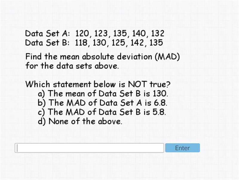 What is the Mean Absolute Deviation?-example-1