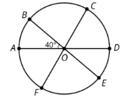 I NEED TO QUICKLY PLS HELP ME PPLLSSSSS AB, BE, and CF are all diameters of the circle-example-1