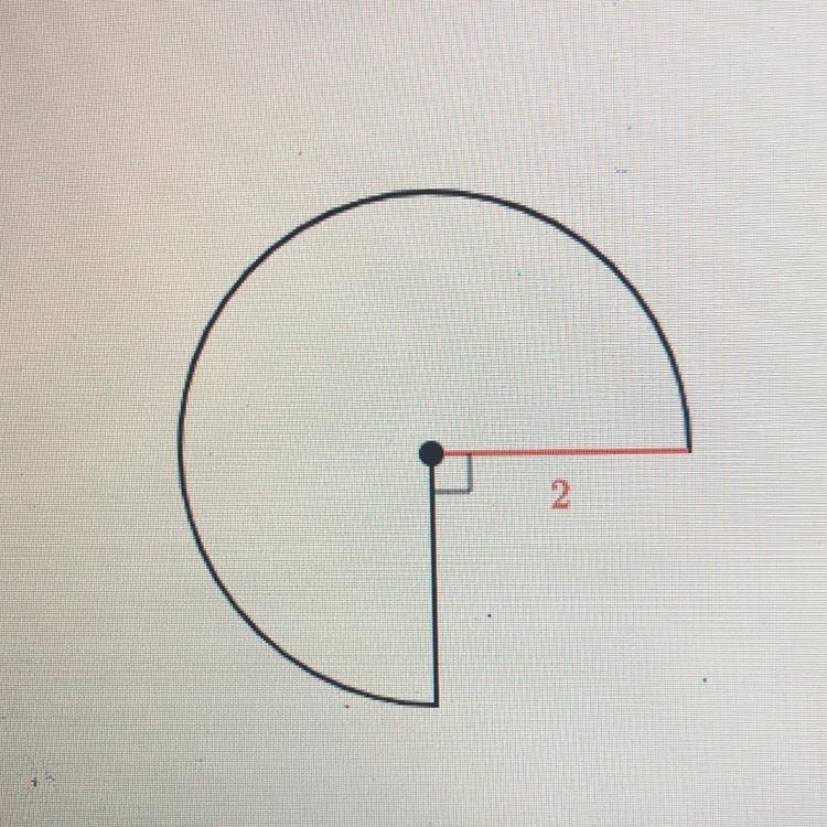 Find the area of the shape. Either enter an exact answer in terms of or use 3.14 for-example-1